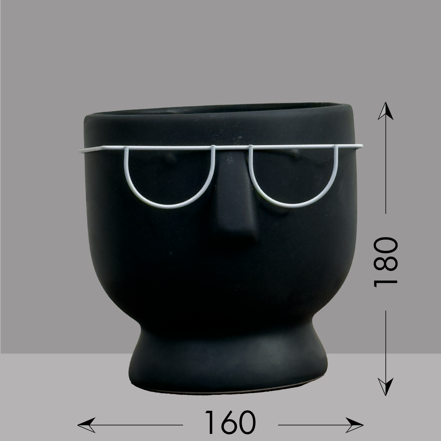 The Thinker Planter – With Glasses Edition