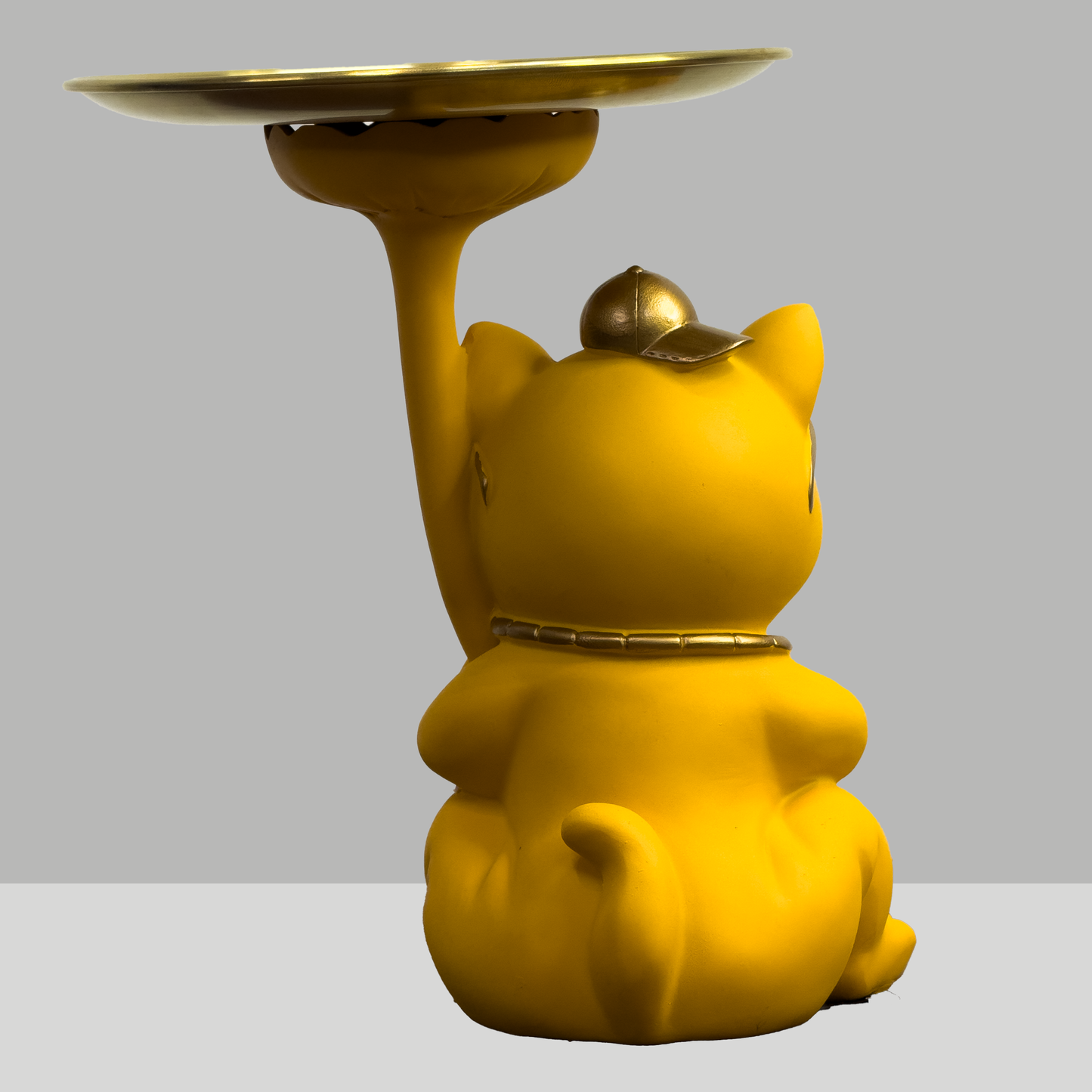 Golden Cool Cat Tray – Luxe Accent Edition