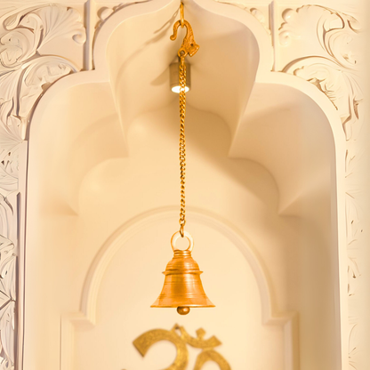 Divine Brass Temple Bell – Sacred Harmony