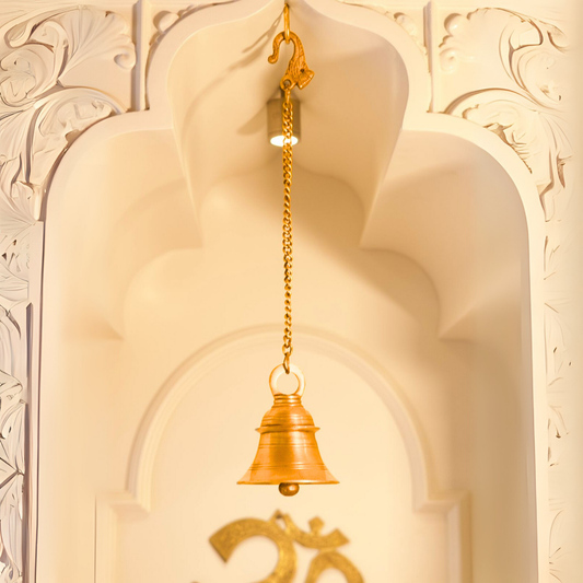 Divine Brass Temple Bell – Sacred Harmony