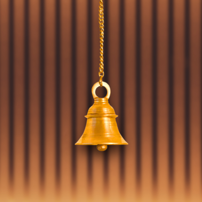 Divine Brass Temple Bell – Sacred Harmony