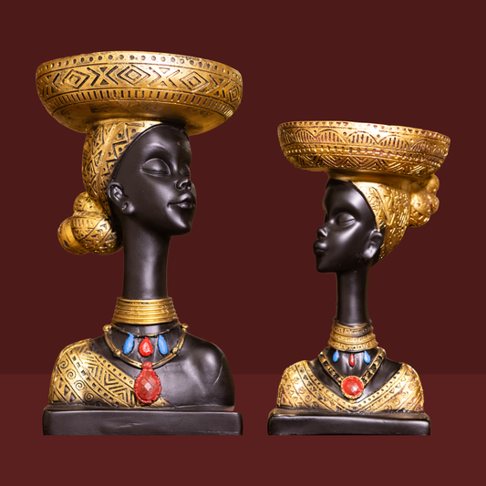 Regal African Lady Bust – Golden Heritage Edition