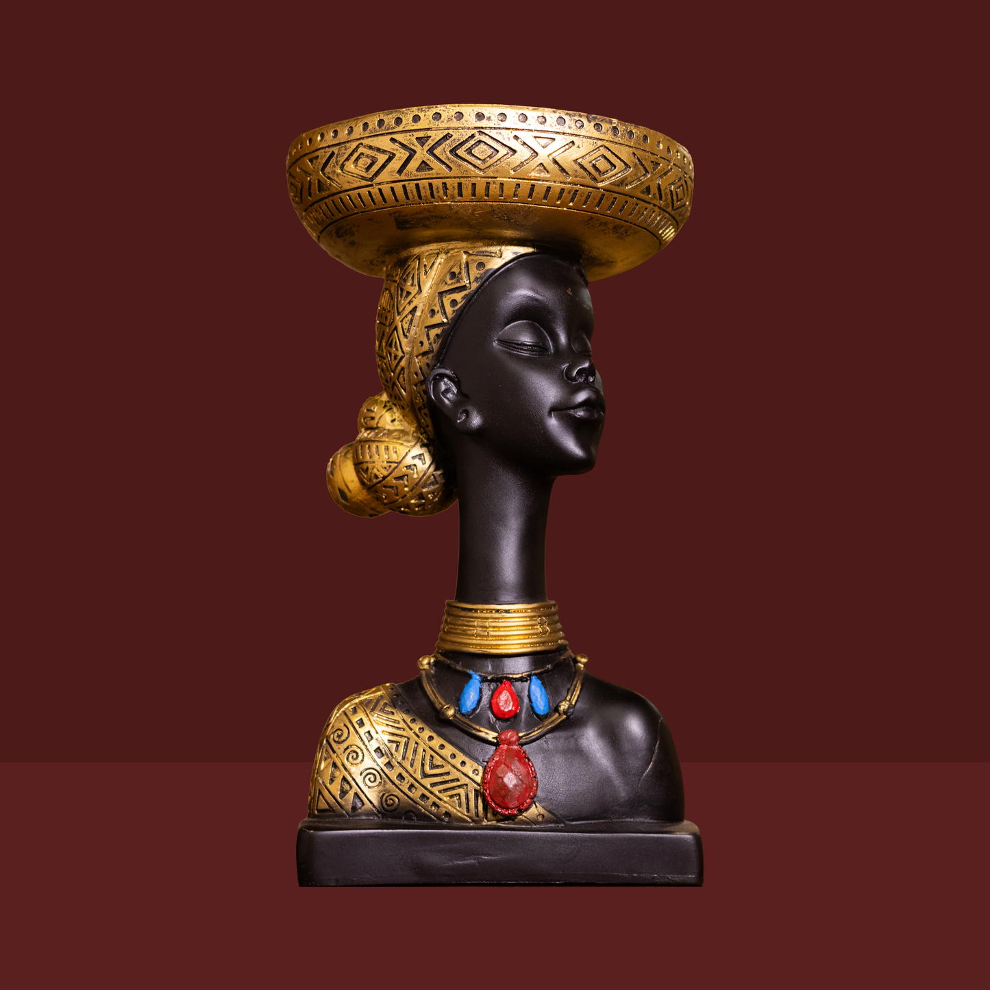 Regal African Lady Bust – Golden Heritage Edition