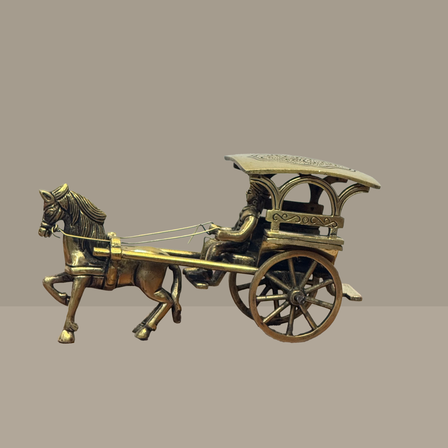Legacy on Wheels Brass Buggy of Bharat