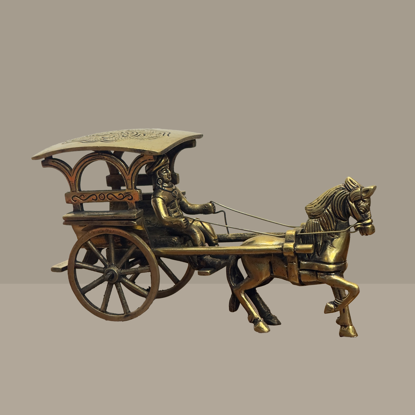 Legacy on Wheels Brass Buggy of Bharat