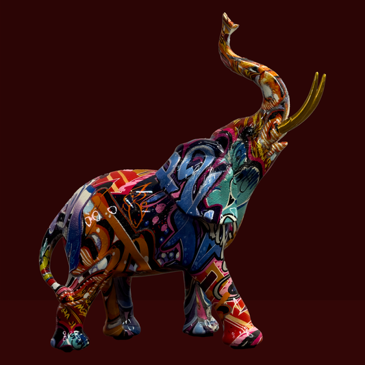 Urban Majesty Elephant – Graffiti Art Edition