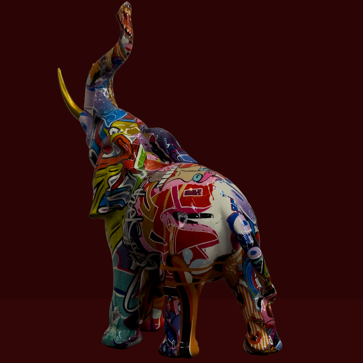 Urban Majesty Elephant – Graffiti Art Edition