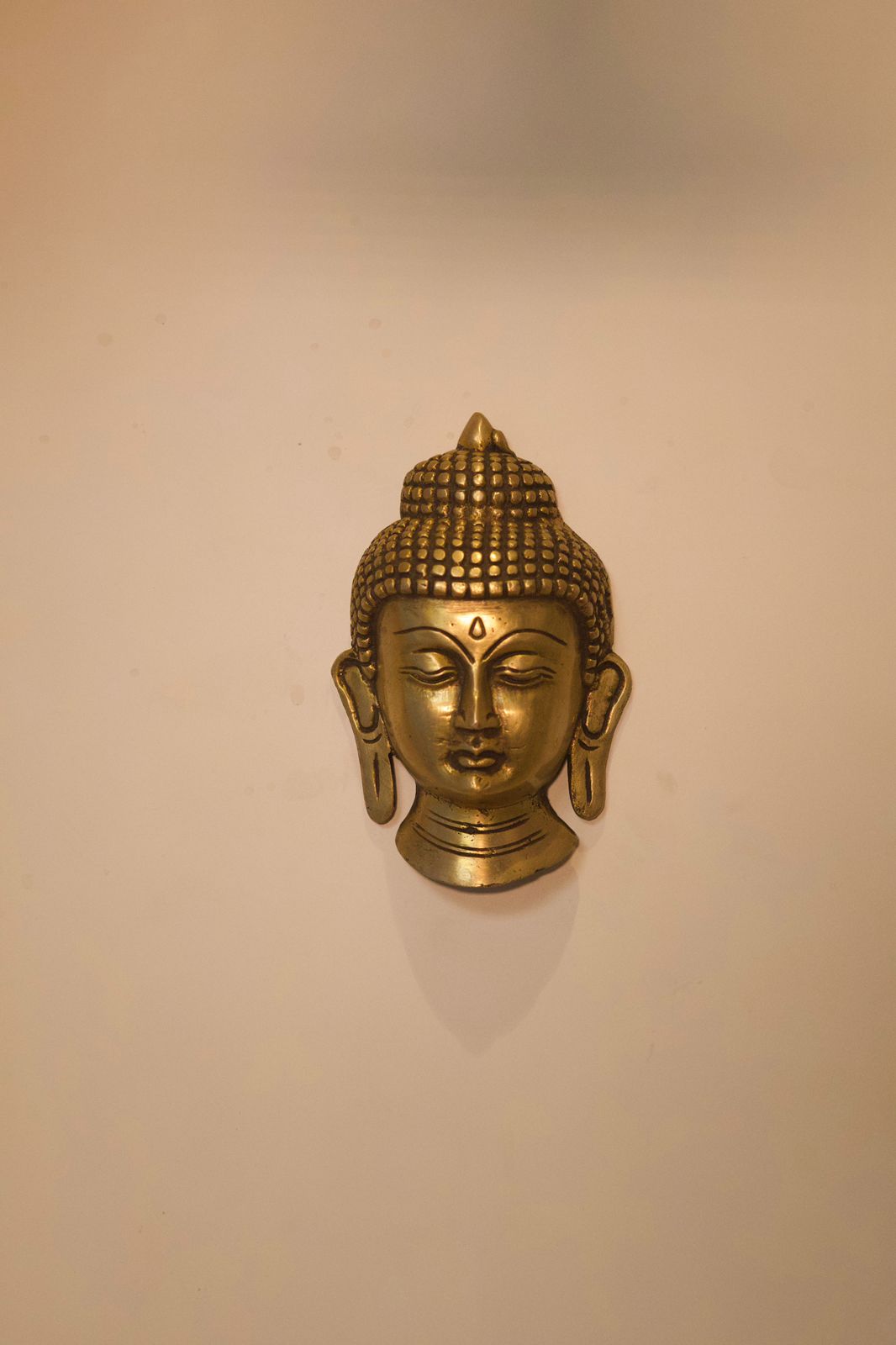 Buddha Head Wall Bust - Tranquil Gaze